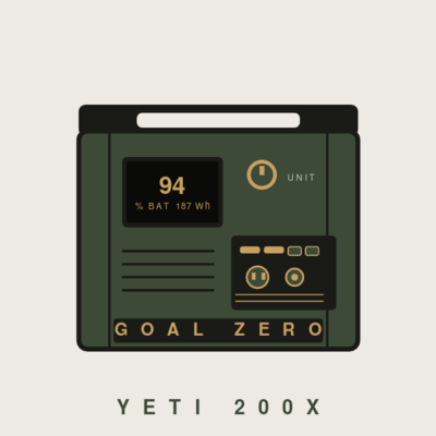 Goal Zero Yeti power station illustration